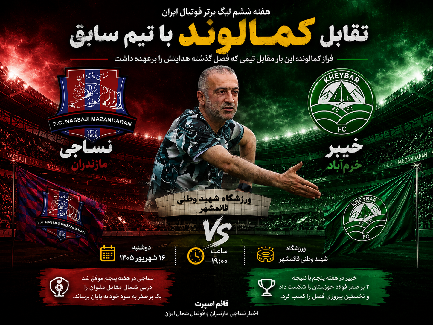 هفته ششم لیگ برترایران